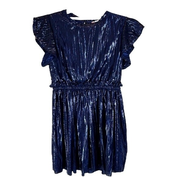 Crewcuts Shimmering Navy Blue Formal Dress - Picture 1 of 5
